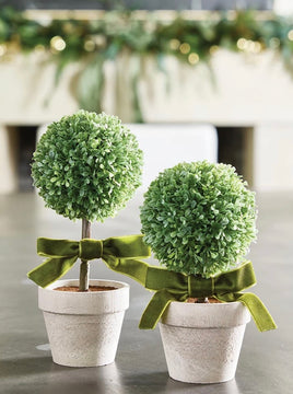 Topiary Pot with Bow
