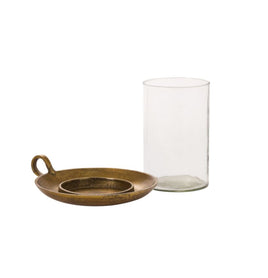 Antique Gold Candleholder