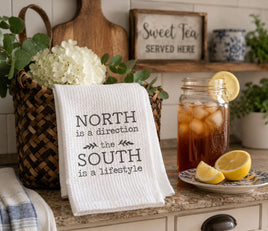 South is a Lifestyle Kitchen Towel, Country Dish Towel