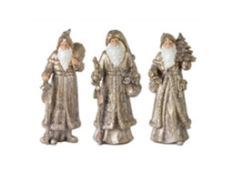 Antiqued Resin Santa