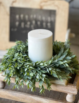 12” Rainwashed Candle Ring