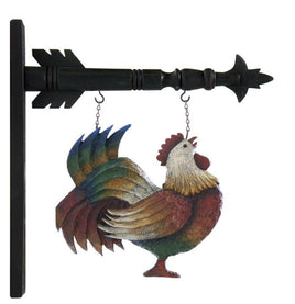 11.7 Inch Multi Color Resin Rooster Arrow Replacement