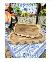 Lace Wood Tray