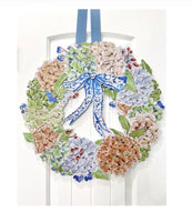 Autumn Hydrangea PVC Door Hanger