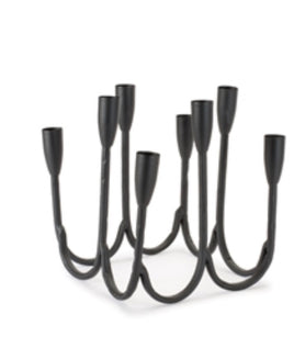 Candelabra 9"D x 9"H Iron