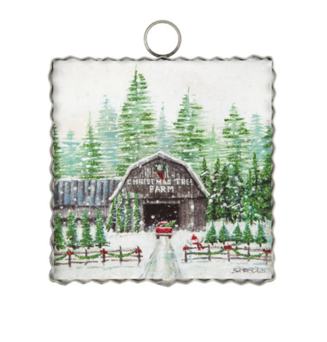 Mini Tree Farm Print| Fourth and Main on Laurel