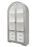 Curved Top Glass Door Display Cabinet
