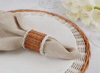Two Tone Napkin Ring set of 4