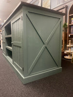 Beach Blue Island with Stools