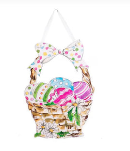 Classic Easter Basket PVC Door Hanger