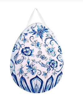 Posh Blue Egg PVC Door Hanger