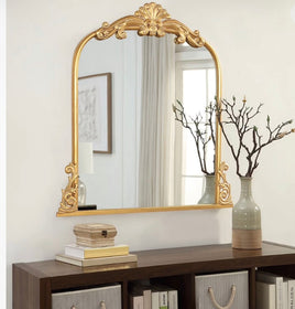Gold Mantle Mirror