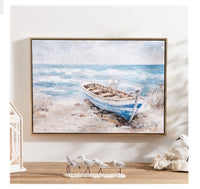 Framed Oceanscape Canvas