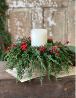 Emerald Falls Wreath/Candle Ring | 12"