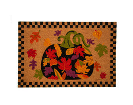 Fall Colors Pumpkin Coir Mat