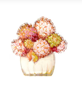 Acrylic Hydrangea Pumpkin