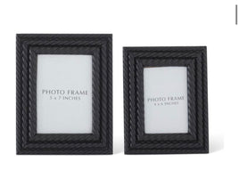 Black Spiral Wood Frame