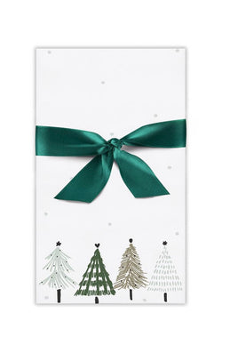 Holiday Rectangular Notepaper - Trees