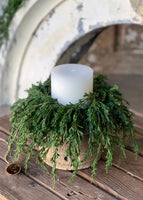 Emerald Falls Wreath/Candle Ring | 12"