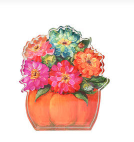 Acrylic Zinnia Pumpkin
