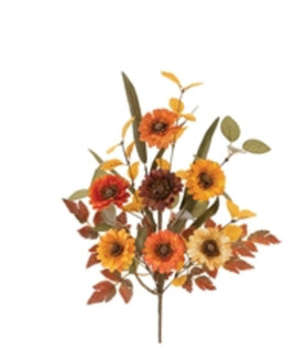 Mixed Gerbera Daisy Spray 19”H