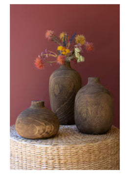 Wooden Vase