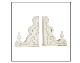 Distressed White Corbel