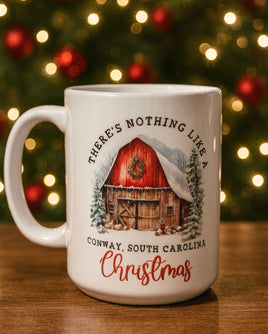CUSTOM Christmas in South Carolina Coffee Mug