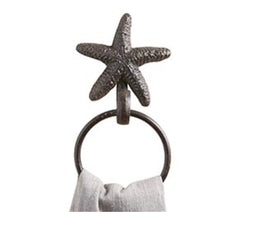 Coastal Cast Iron - Starfish Towel Holder