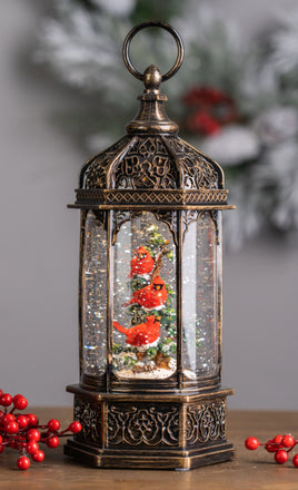 Cardinal Snow Globe