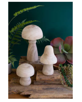 Natural Wooden Mushroom