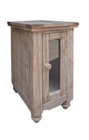 Aruba Chair Side Table with Door
