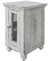 Aruba Chair Side Table with Door