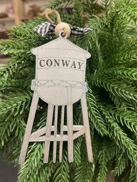 Conway Water Tower Small Town Custom Christmas Ornament