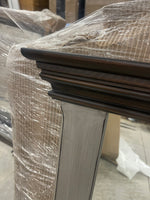 Mirror Grey with Dark Brown Top