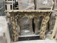 43” Carved Fireplace Mantle