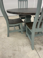 55” Round Dining Table with 4 Chairs