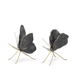 Black & Gold Resin Butterfly