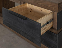 4 Drawer Fireplace TV Stand 70"