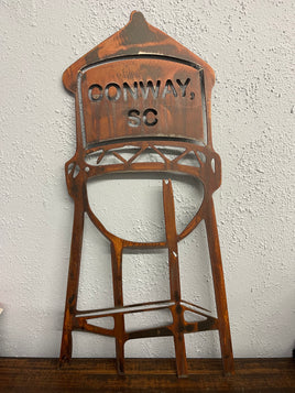Conway SC Water Tower Metal Sign