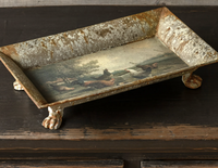 Poulets Rectangular Tole Tray