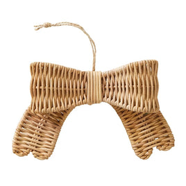 Rattan Bow Ornament