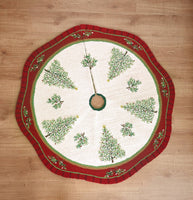 Holiday Pine Hook Tree Skirt