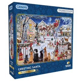 Greeting Santa 1000 Piece Jigsaw Puzzle