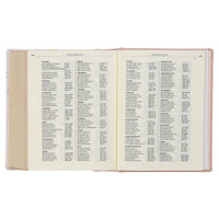 KJV Note-taking Bible Faux Leather HC, Pink Floral Printed