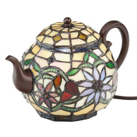 6.5"H Harleigh Yellow Teapot Accent Lamp
