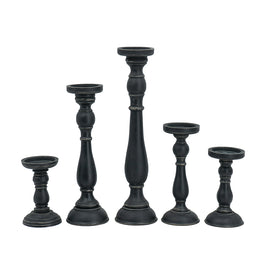 Black Candle Holders