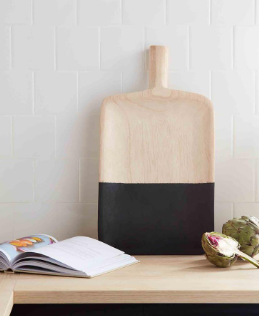 Black Two Tone Large Board Paulownia