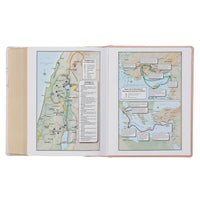 KJV Note-taking Bible Faux Leather HC, Pink Floral Printed