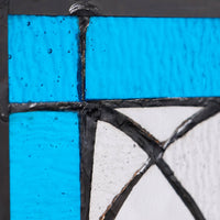 30"L Victorian Stained Glass Pub Window Panel
